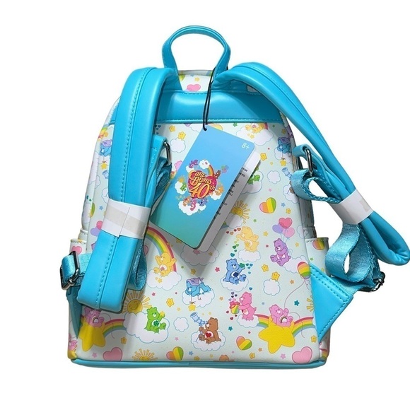 Loungefly Exclusive Care Bears Rainbow Mini Backpack - Picture 5 of 8